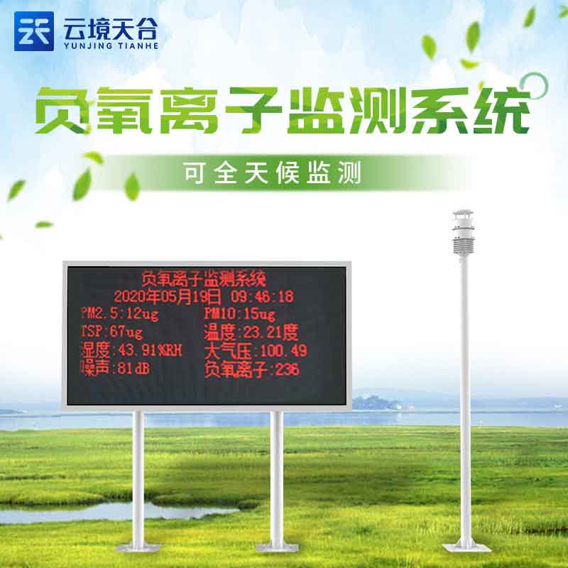 大氣負(fù)氧離子監(jiān)測站-氣象要素實(shí)時顯示設(shè)備